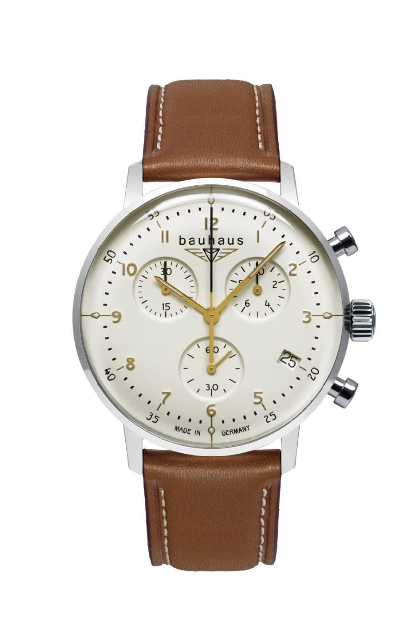 HAU, Bauhaus Chronograph ETA G10.212 Steelcase 41mm, Mineral-K1 crystal, wr 5 atm