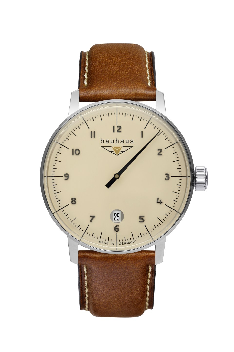 HAU, Bauhaus Monotimer Quarz Ronda 714, Steelcase 40mm, wr atm - Main Image