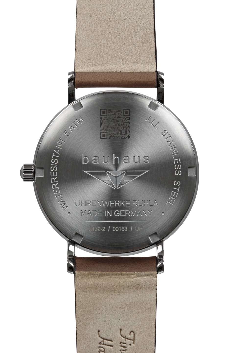 HAU, Bauhaus Quarz kl.Sekunde Ronda Kal. 6004.D Swiss made