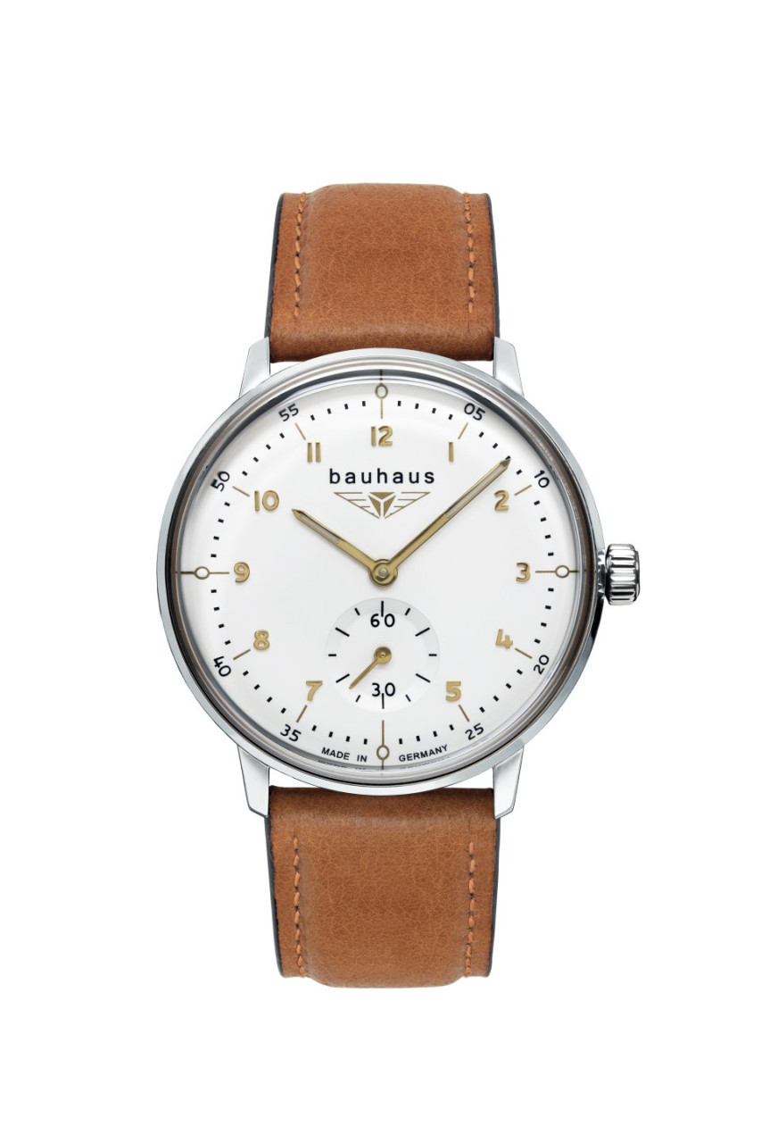 DAU, Bauhaus Quarz kleine Sekunde Ronda 1069 Stainless Steel 36mm K1-Sicherheitsglas, waterresistant 5atm