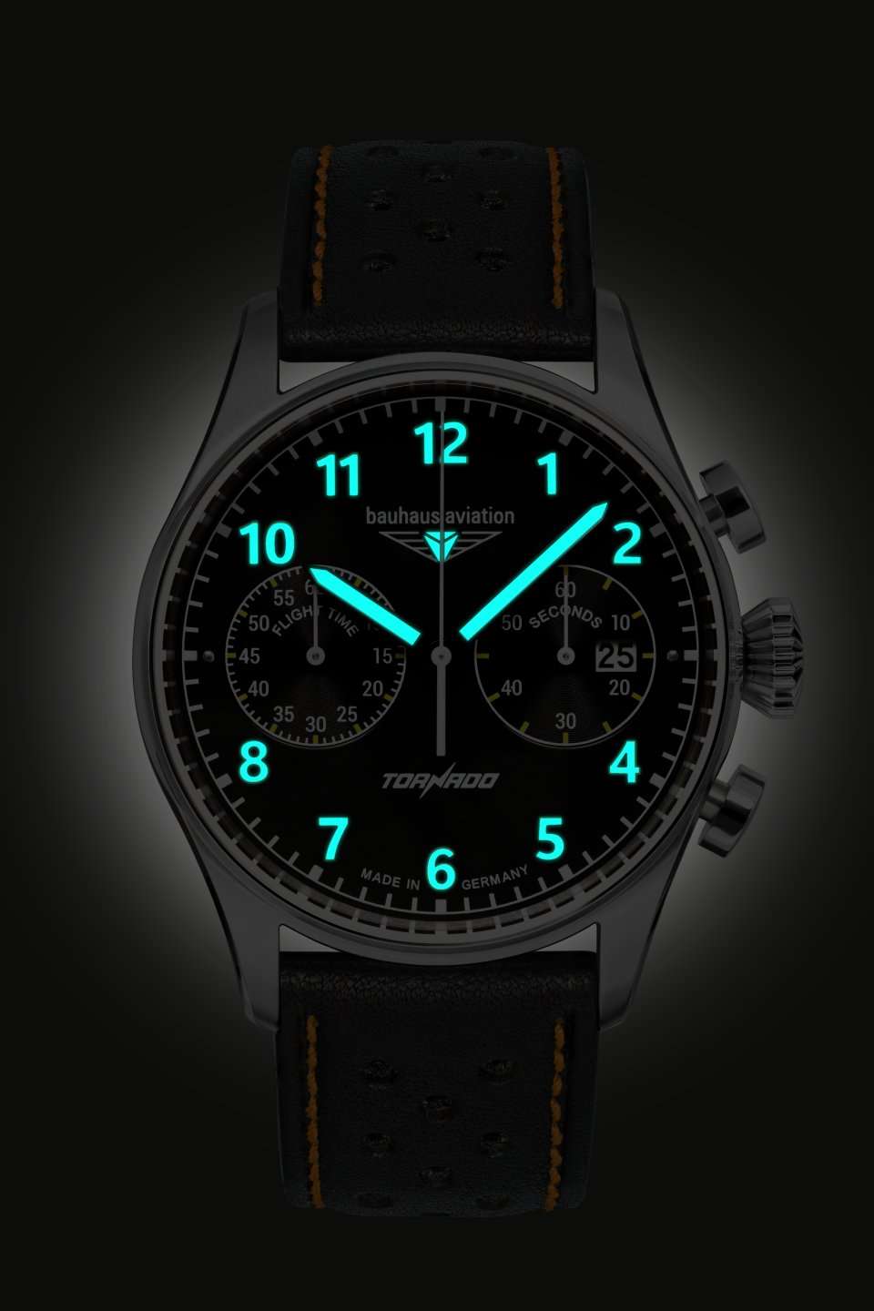 HAU, CT-BHA Tornado Chronograph 6S21 Citizen 6S21, Steelcase 42mm