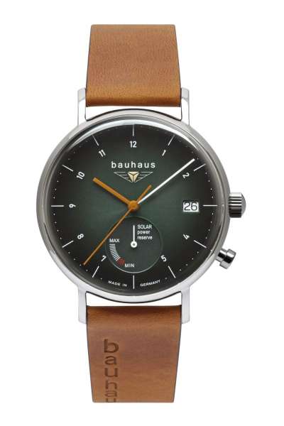 HAU, Bauhaus Quarz kl.Sekunde Ronda Kal. 6004.D Swiss made