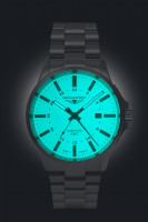 Preview: HAU, Bauhaus Aviation Automatik GMT Cal. 9075 Ti-MB 24 Jew., Titanium case 42mm, Sapphire crystal, w Preview: HAU, Bauhaus Aviation Automatik GMT Cal. 9075 Ti-MB 24 Jew., Titanium case 42mm, Sapphire crystal, w