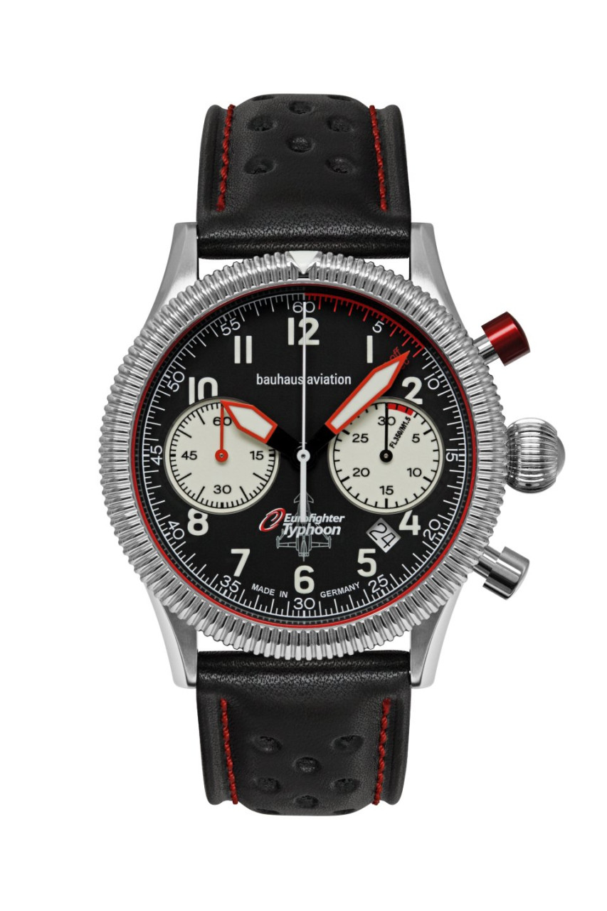 HAU, BA Eurofighter Chronograph Automatik Swiss Limited Edition 500 Sellita SW510BHa 25 Jewels, Stee