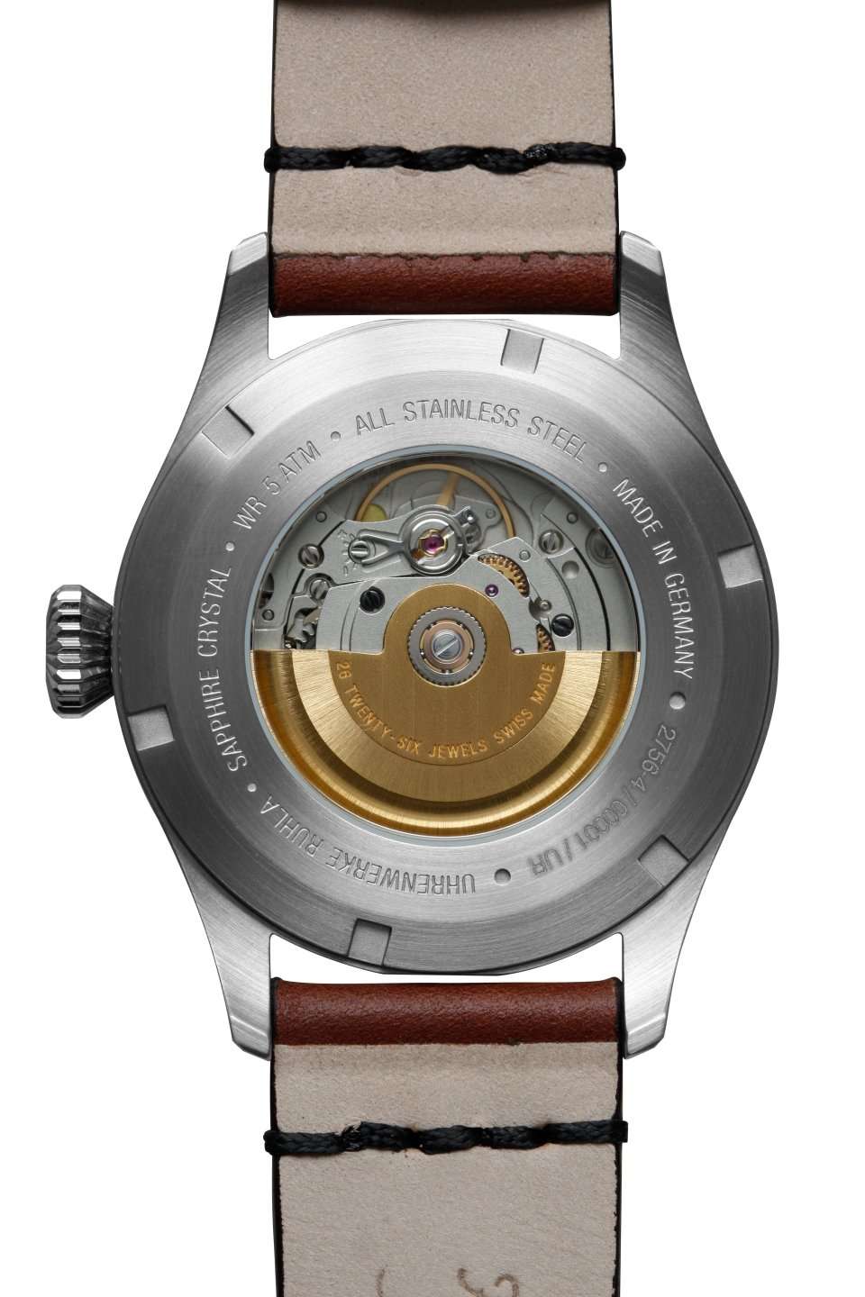 HAU CT BHA Automatic SW200 Saphirglas SW200 26 Jewels stainless steel case water resistant 5atm bauhaus Aviation Flight Control Herren Alle Uhren Bauhaus Shop Uhren Made in Germany
